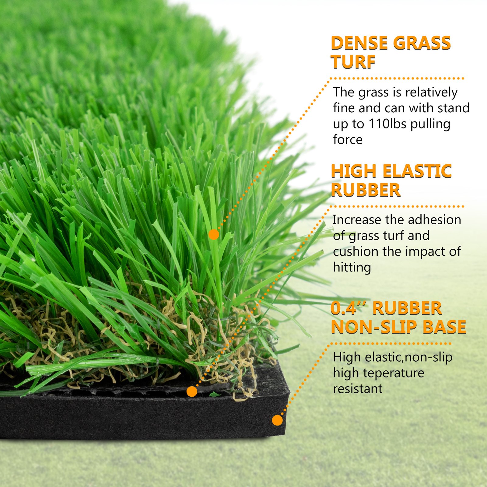 10x5 FT Golf Putting Green, Golf Training Mat With High-quality Turf, 3 Holes, 3 Flags And Cups For Indoor Outdoor - Image 2