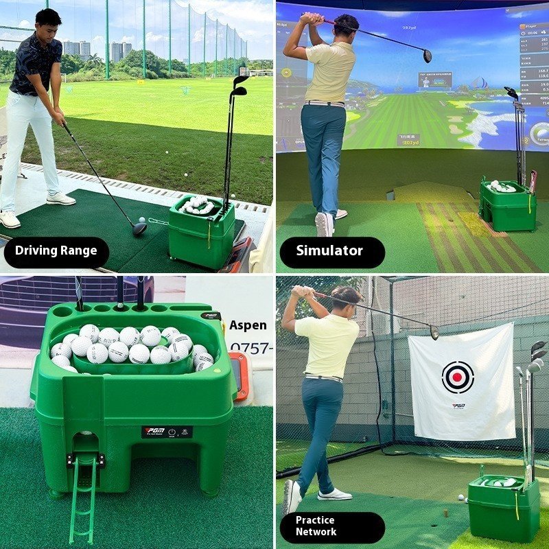 PGM Infrared Induction Serve Machine Indoor Golf Belt Cue Rack